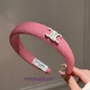 Triumphal Arch Pink Cute Hair Hoop Accessories High end Wide Edge Head Top Clip Bundle Autumn and Winter Headwear