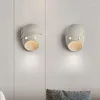Wandlampe nordische minimalistische Maske für Nachtteile Kabine Kreative Persönlichkeit Wohnzimmer Schlafzimmer Flur Designer Künstlerisch
