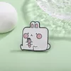 Animal Kaninchen Froschkatzen Brosche süße Anime -Filme Spiele Harte Emaille Pins Sammlung Cartoon Brosche Rucksack Hat Bag Kragen Revers Auszeichen