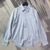 2024 Casual Polo Polo Long Hleeve Spring i Business Business Oxford Non Iron Slim Paul Formal Shirt Wysoka jakość 6002ESS