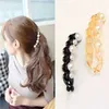 その他1PCシミュレートされたパールヘアピンヘアピンヘアクリップジュエリーバナナクリップヘッドウェアアクセサリー女性ヘアグリップガールポニーテールバレット2019