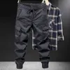 Herenbroeken Heren Merchandise broek Borde hiphop sportbroek zomer Harajuku enkelriem sportbroek Casual Harem Mens Street Clothingl2405