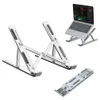 Tablet PC Stands Creative Pliage Bracket Aluminium ALLIAL SOBLE 10-15,6 pouces Moutiens d'ordinateurs portables 6 positions Hauteur réglable portable Hold Otd5j