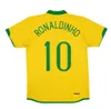 1998 Retro Brasil Pele Soccer Maglie uomini 2002 Romario Ronaldo Ronaldinho 2004 1994 Brasile 2006 Rivaldo Adriano Kaka 1988 2000 2010 2024 Vini Jr Shirts 1970 78