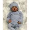 Lalki 45 cm winylowe winylowe odrodzone lalka bliźniacze bliźniacze B 3D ręcznie robione i już malowane lalki widzialne żyły Bebe Reborn Dolls