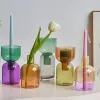 Halter Floriddle Glass Kerzenhalter Kerzen Stand Wohnkultur Terrarium Hydroponische Pflanzenblume Vase Dekorative Flaschenschüsselbehälter