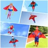 Kit de livraison pour adultes gratuits pour enfants pilotes de jouet de jeu de parachute de vent de vent