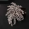 Hochzeitshaarschmuck blinkende Ornamente Rhinestone Perle Braut Haare Accessoires Schmuck Hochzeit Elegante Kristallbraut Haarkamm Kopfbedeckung