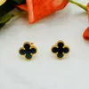 Cheap price and highquality jewelry earrings vanly clover versatile highend fashion minimalist with common cleefly