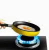 Horloges couverts concept créatif omelette pot forme de cuisine