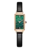 LOLAROSE Montres avec la même montre, étudiante britannique, simple petite table verte de cadran4559494