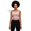 Дизайнер LL Tops Sexy Women Yoga Sport Learkwear Leats Sports Bra Traby Trabout Running Push-Up Athletic Shock Pression
