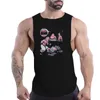 Herren-Tanktops Modem Fashion Streetstyle Muskel-Cartoon Print Sommer Outdoor Casual Comfort Basketball Sport mehrfarbiger Fitnessstudio-Weste