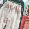 Hose Sommerjungen und Mädchen Baumwolle Leinenhose lässig Baby loser Harem Hosen Mädchen atmungsbezogene Hosen Kinderkleidung Clothingl2405