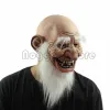 Masques cosplay vieil homme homme sourire face face Noël masque drôle d'Halloween avec moustache et sourcils