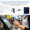 Scanners Eyoyo Bluetooth Barcode Scanner USB WIRED / Bluetooth / 2.4g Wireless 1D Wireless Barcode Reader Time Préfixe Suffix CCD Scanning