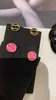 Luxus niedliche Ohrohrohrschweißart 24S Mini Emaille kleine Ohrringe Hochzeit Süßes und High-End-Pink-Gold