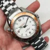 Designer Watch Reloj Uhren AAA Automatische mechanische Uhr Oujia Haima Drei Nadel Orange Weiß Vollautomatische mechanische Uhr