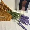 Fleurs décoratives crochet lavande bouquet tricoté à la main fausse table florale à la maison décoration de mariage cadeau cadeau