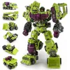 Outros brinquedos Jinbao Toys Brincho Big 50cm Destroyer Aventando Ko GT Ação de Animação Robot Carro Modelo de Dinosaur Boyl240502