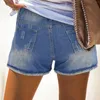 Frauen Jeans Mode Damen Tasche Denim Hosen Frauen Loch untere sexy lässige Shorts Badeanzug Frauen Training