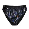 Männer sexy Latex Glossy Slips Unterwäsche PVC Lederunterhose Frauen Patent Leder Erotische Dessous Tanga Sissy Panties 240506