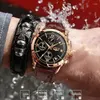 Armbanduhr Fashion Mens Uhren Top Military Quartz Watch Man Premium Leder wasserdichte Sport Chronograph Männer Uhr