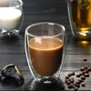 Tubllers 5 rozmiarów podwójna ściana izolowana szklana kubek przezroczysty kubek do kawy espresso ręcznie robione piwo kubek herbaty mleko szklane kubki whisky kubki napoje h240506