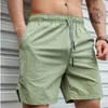 Heren shorts heren hot shorts lichtgewicht dunne shorts hardloop squat fitness shorts heren gym met snel droog trekkoord shortsl2405