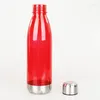Wasserflaschen 700 ml Edelstahl Deckel Boden Bowling Sportflasche 2024 Kreativer Plastik 500ml Cola Cup