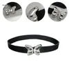 Belts Subculture Girls Waist Belt With Alloy Butterfly Buckle Versatile Y2k Coat Dress Ladies Thin Formal Waistband