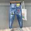 Jeans masculins jeans pour hommes Fashion Street Hip Hop Jeans pour hommes de style punk