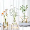 Vase 2PCS/セット植木鉢腐食耐性ギフトモダンメタルブラケット飾り植物ホルダー家庭用アクセサリードロップ配信DHRSV