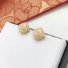 Classic Jewel Stud Earrings French Styles Designer Brand Letter Earring High-end brass Gilding Ear Ring Fashion Women Wedding Party