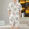 Suisses de survêtement masculines Shirts Shorts 2024 Style Summer Impriticage Modèle Sportswear Casual Sets Hommes et hommes pleine grandeur M-4XL