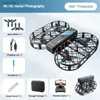 Drones V38 Mini Drone avec un grand angle HD 4K Camera Remote Control Hauteur Gestion des WiFi Four Axe FPV RC Fourdable Four Helicopter Drone Toy WX