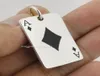 Dogtag Tarot Carte Black Box A 925 Sterling Silver Charms Pendant 8Q021 Just Pendant7409632
