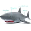 Andere speelgoed 42-84 cm dinosaurusmodel Shark Plastic Washable Puppet Tyrannosaurus Rex Raptor World Park Model Boy Birthday Giftl240502