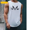 Herentanktops Snel droge bodybuilding tanktops mannen gym Slelloze t-shirt anime Casual Stronger Vest Summer Training Clothing T240505