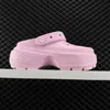 diseñador clásico clog para mujer sandalias de verano playa impermeable tobogán adulto blanco blanco color rosa beige mujer zapatillas para exteriores