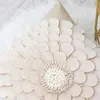 Yastık Lüks Lüks Çiçek Desen Tırtı Üst düzey kare kanepe oturma odası yatak odası El Örnek Dekorasyon