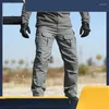 Men's Pants Multi Pockets Tactical Clothing Outdoor Work Cargo Men Casual Cotton Hip Hop Joggers Urban Overalls