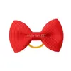 Çocuk Saç Aksesuarları Bowknot Bebek Kızlar Bağlar Bows Elastik Kauçuk Bantlar Şerit Bowknot Scrunchie