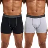 Sous-pants nouveaux hommes sous-vêtements en coton de boxe coton ventes sexy glissantes de haute qualité Q240430