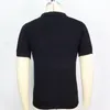 Camisas de pólo casuais homens contraste de contraste colorido polos elegante de manga curta de tênis lapela camisetas de verão