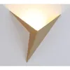 Lampes murales 1pc Triangle créatif moderne LED STATE NORDIQUE LUMIÈRE INDOOR LIGHT 3W AC85-265V ÉCLIGNE SIMPLE