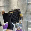 Женские женские кошельки кожаные буквы ретро -цепочка дизайнер женщин с крови сумку для кузова на плечах классические цветные сумочки изменить кошелек 207e