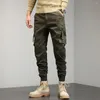 Pantalon pour hommes Single Mens Cargo Men 2024 Hip Hop Techwear Baggy Pockets Fashion Joggers pantalon masculin Streetwear Casual