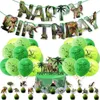 Banner Flaggen Dinosaurier Themen Party Dekoration Alles Gute zum Geburtstag Banner Flag