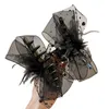 Autre été Nouveau noir de tulle noire Big How Hair Cl Femmes Elegant Corée de la mode coréenne Clip Crab Cls ClS Headwear Hair Accessoires